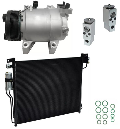 AC Compressor Kit W Condenser for Nissan Pathfinder 5.6L (2011–2018)
