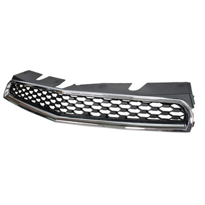 Replacement Black Chrome Plastic Front Upper Grille w/Appearance Package