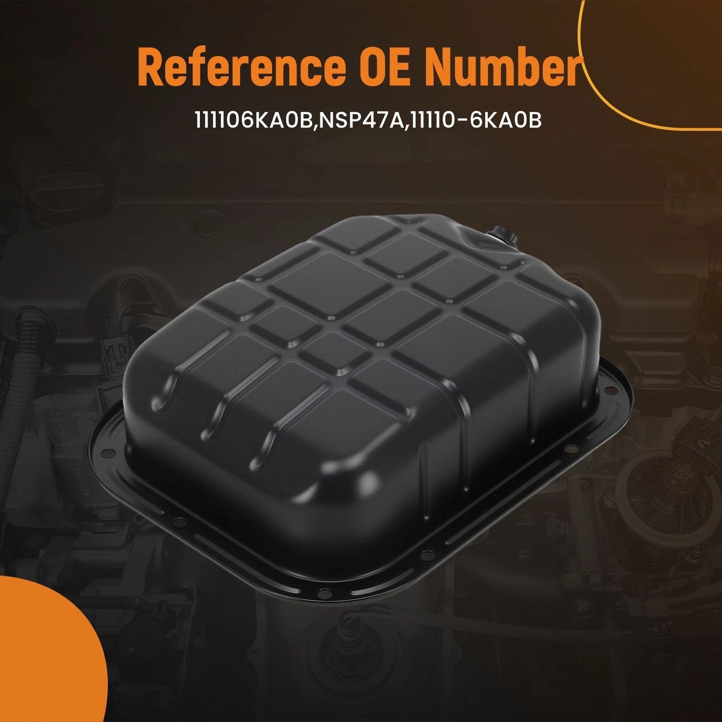 Engine Oil Pan for Nissan Pathfinder 3.5L VQ35DD (2017–2020)