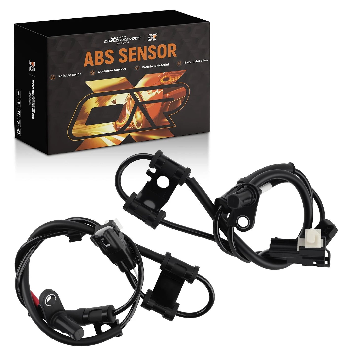 2X ABS Speed Sensor Front Left Right for Hyundai Sonata (2011–2014)