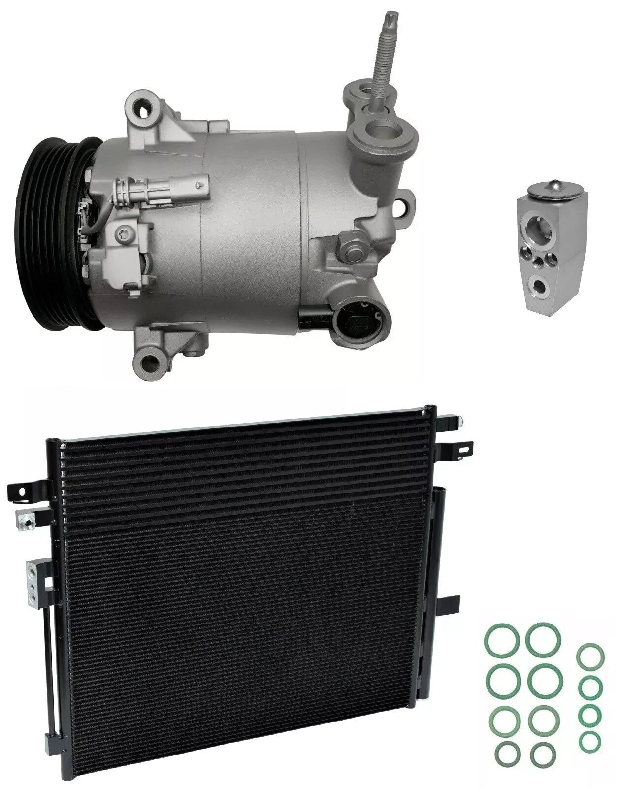 AC Compressor Kit with Condenser for GMC Canyon 2.5L (2015–2015)