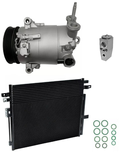 AC Compressor Kit with Condenser for GMC Canyon 2.5L (2015–2015)