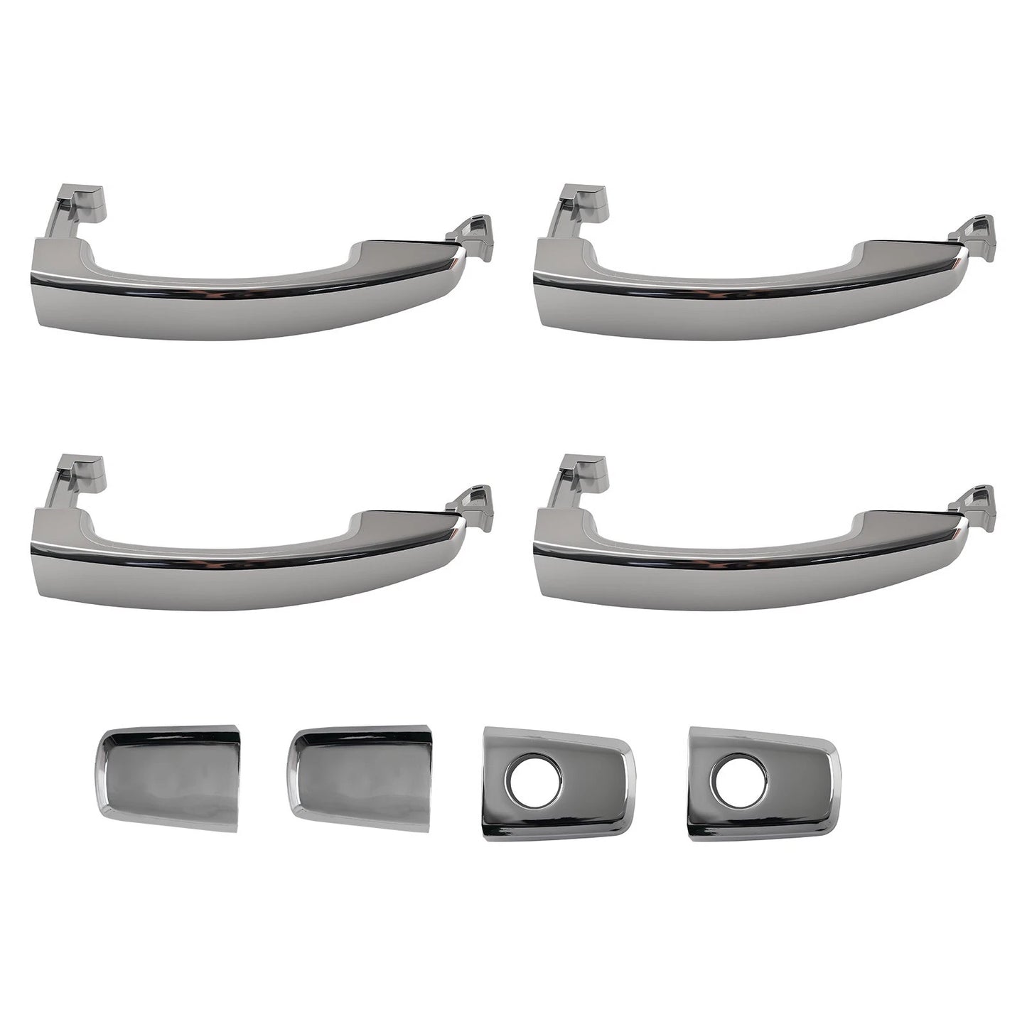 Chrome Exterior Door Handle for Saturn Vue (2008–2010) Rear Left