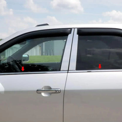 Chrome Window Sill Trim Kit Luxury FX 4pc for Acura MDX (2001–2006)