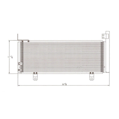 Replacement A/C Condenser Repair Part For 2007-2011 Toyota Camry Hybrid