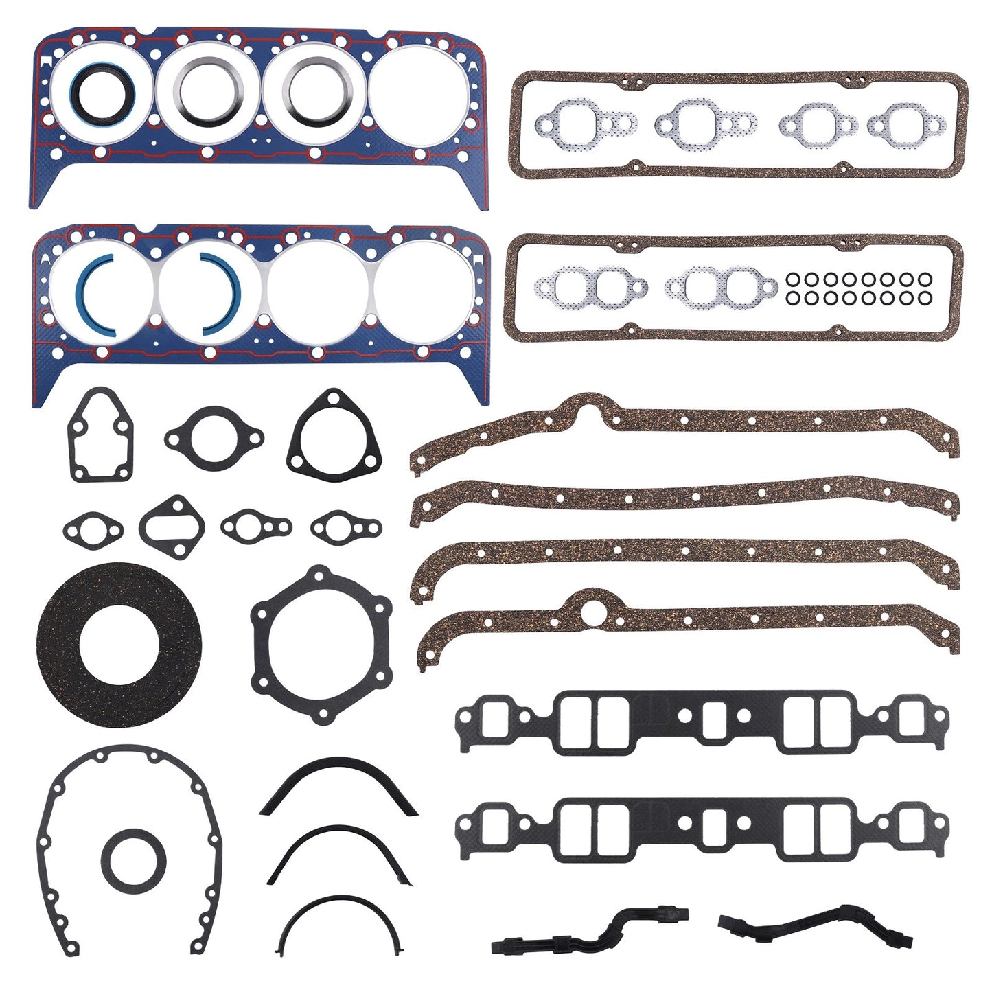 Full Engine Gasket Set for Chevrolet SBC (283-350) (1967–1986)