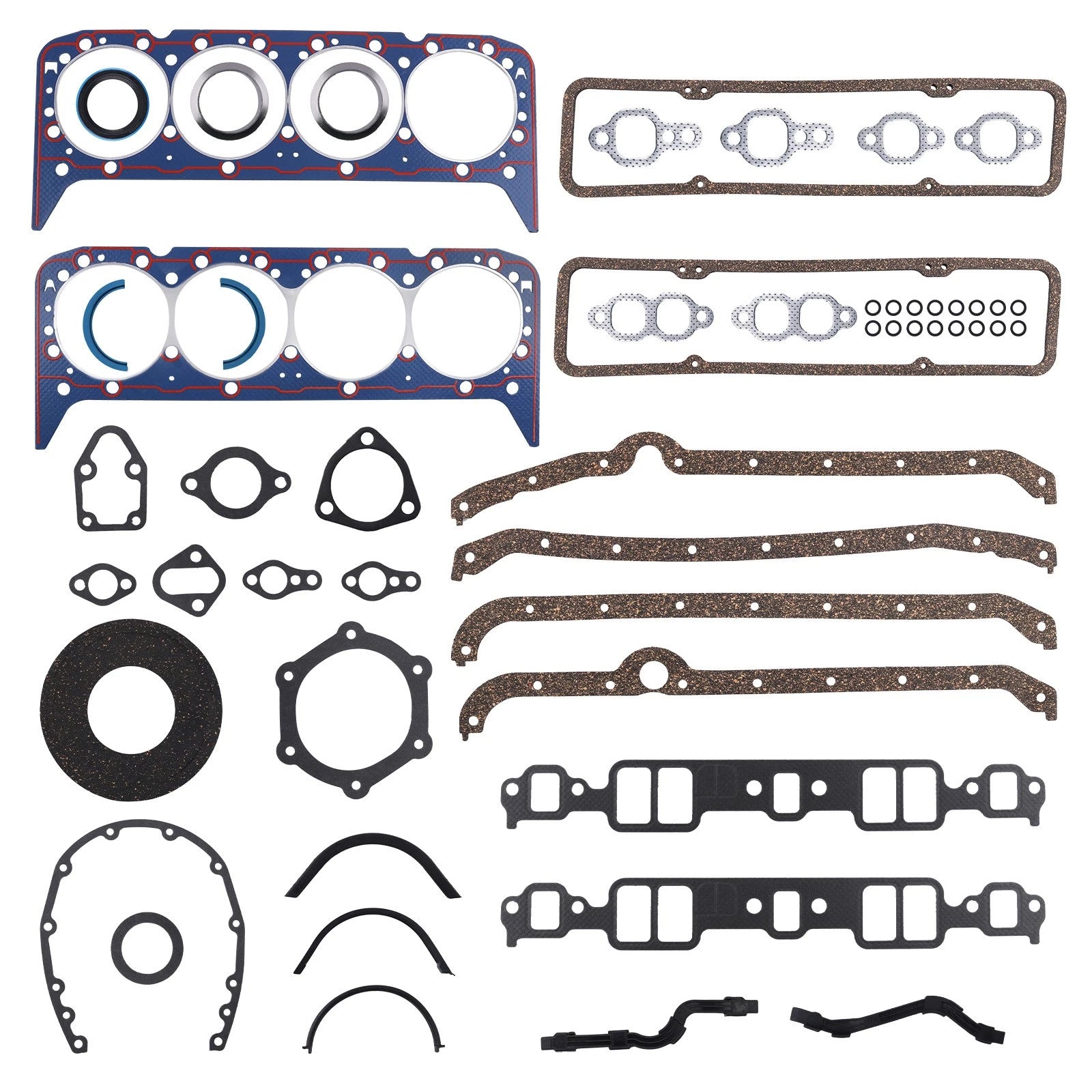 Full Engine Gasket Set for Chevrolet SBC (283-350) (1967–1986)