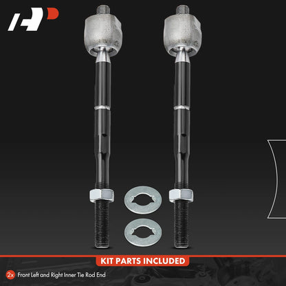 2X Front Inner Tie Rod Ends for Chevy Tracker Suzuki Vitara (1999–2004)