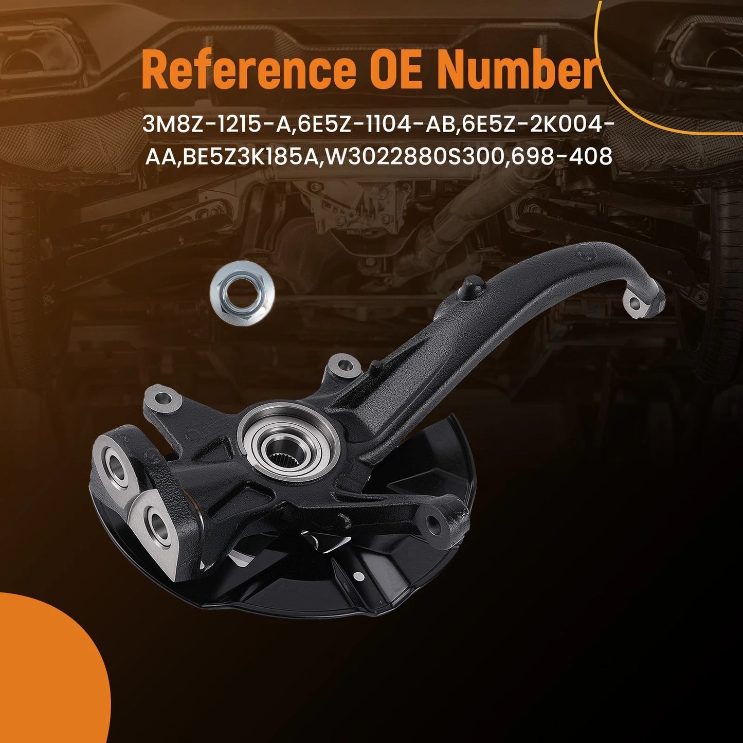 Front Right Steering Knuckle for Lincoln MKZ (2011–2012)