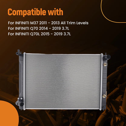 Aluminum Radiator for INFINITI M37 Q70L Q70 (2011–2019) 214601MA0A