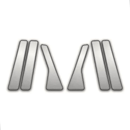 Chrome Pillar Post Covers Set for 2009–2013 Subaru Forester