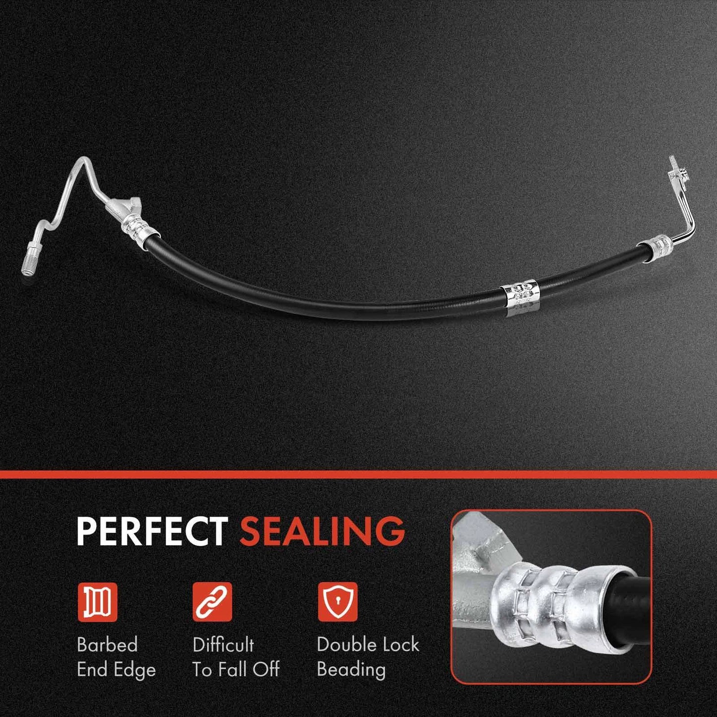 3X Power Steering Pressure Return Line Hose for Chevrolet Express 1500 (2003–2021)
