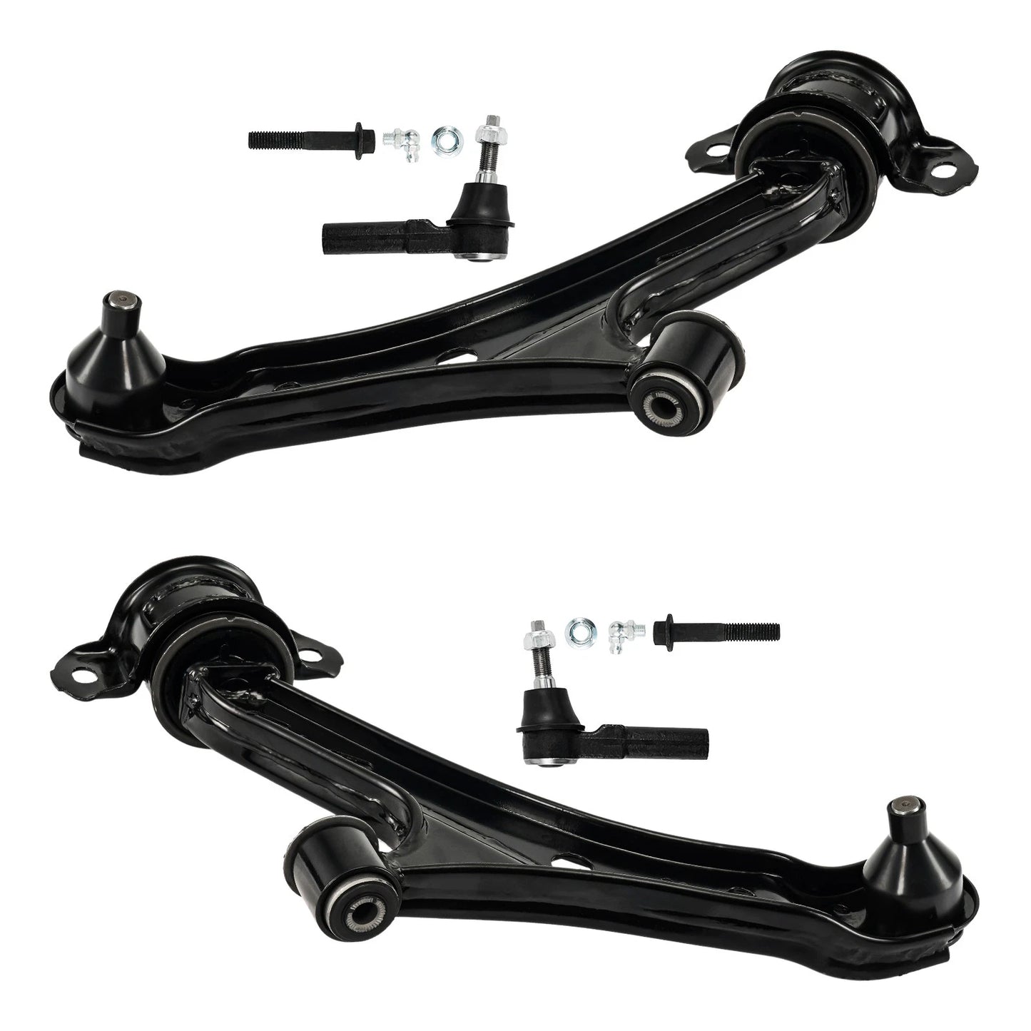 4Pcs Front Control Arms and Tie Rods for Ford Mustang (2005–2009)