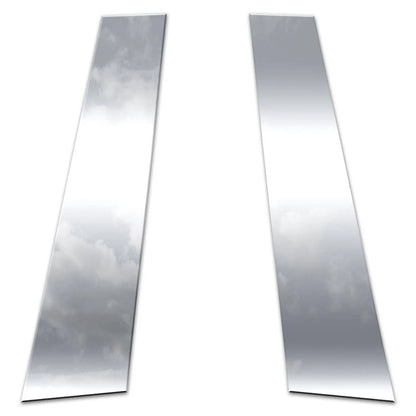 2Pc Chrome Pillar Posts Replacement for 2011-2019 Toyota Yaris 3Dr Liftback