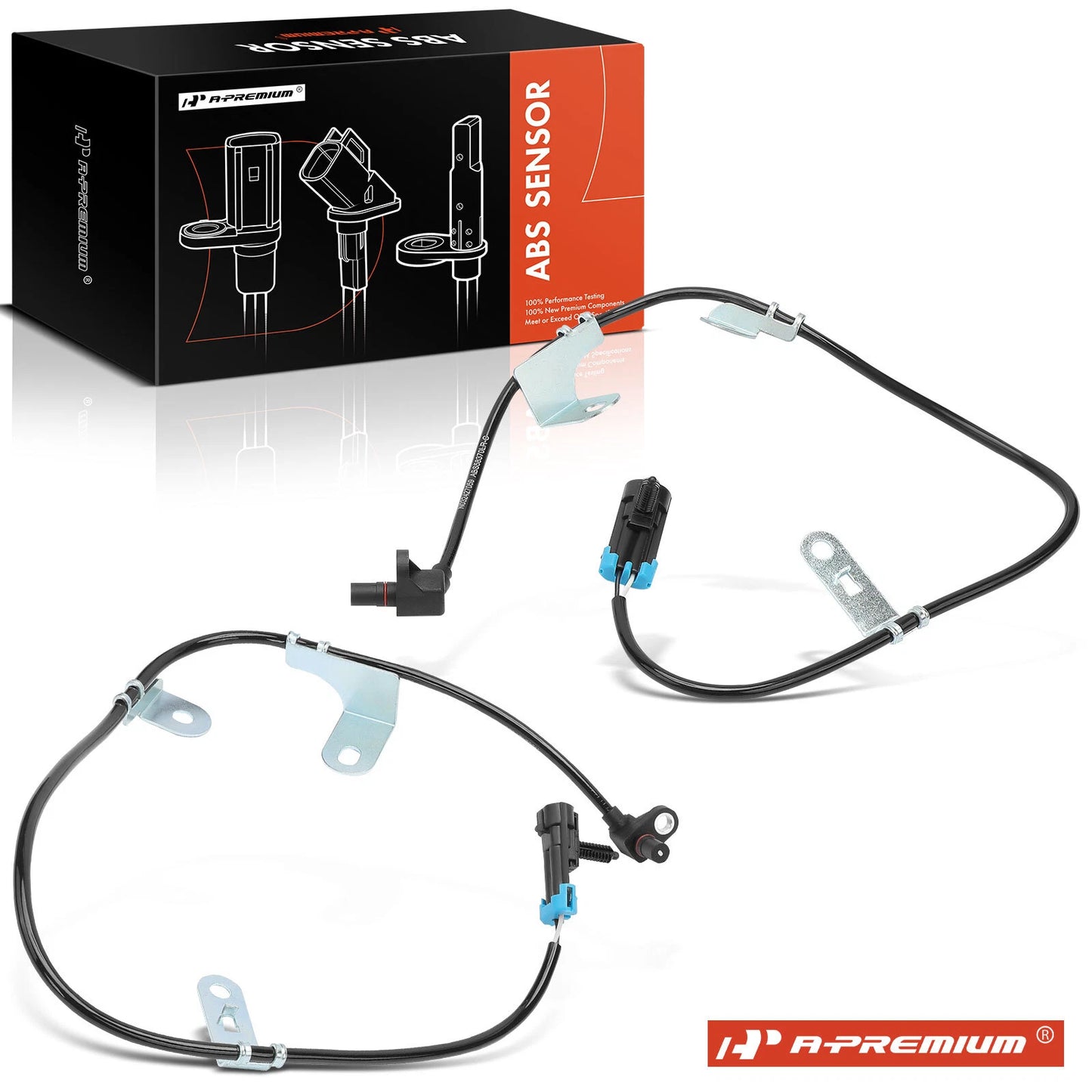 2X Front ABS Wheel Speed Sensor for GMC Yukon (1996–1997) & Chevy K3500 (1997–2000)