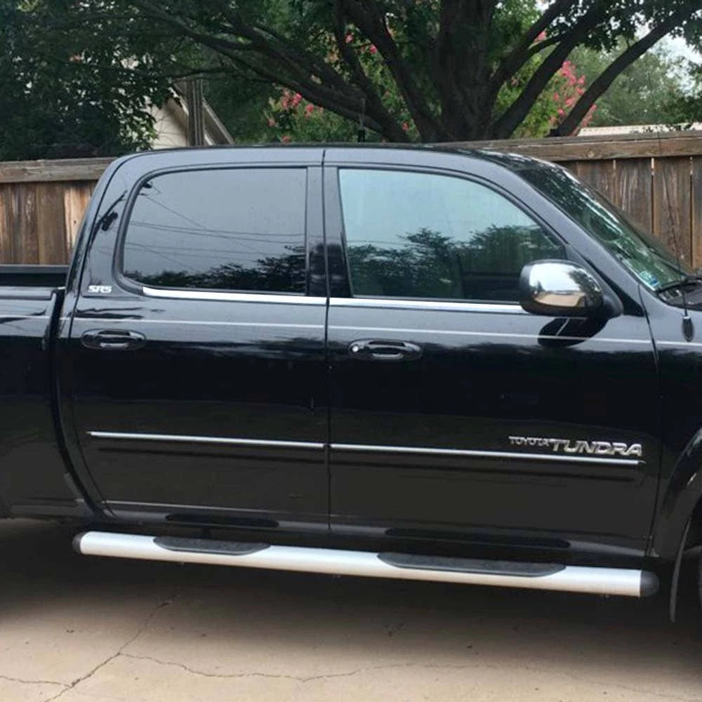 Chrome Window Trim Kit 4pc for 1998–2006 Toyota Tundra Double Cab