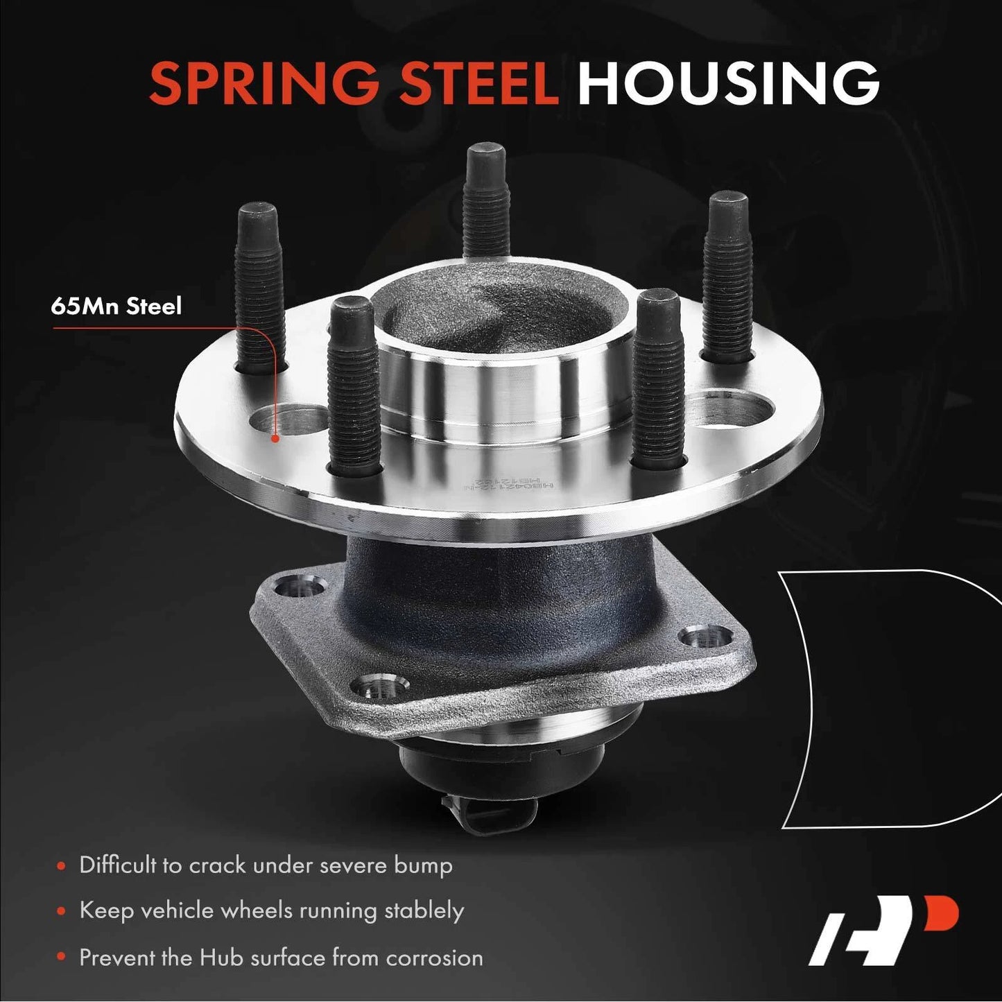 2X Rear Wheel Hub & Bearing Assembly with ABS for Chevy Malibu (2001–2003)