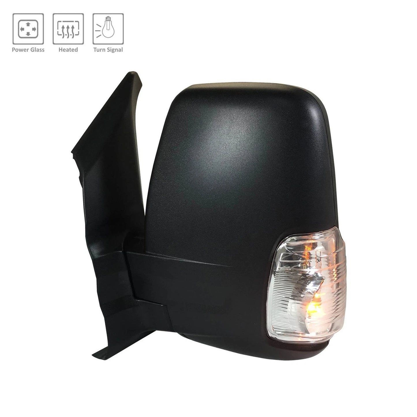 Replacement Textured Driver Side Power Door Mirror (See compatibility Chart)