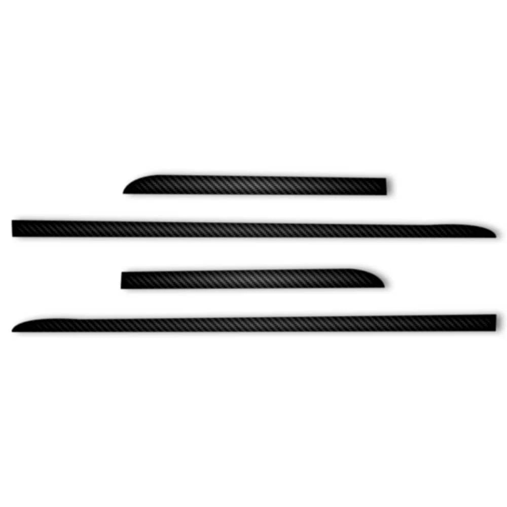 4pc Carbon Fiber 1 1/2" Accent Trim for 2013-2023 Hyundai Santa Fe Sport