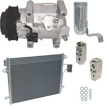 A C Compressor Kit With Condenser Replacement for Dodge Grand Caravan 2011–2019