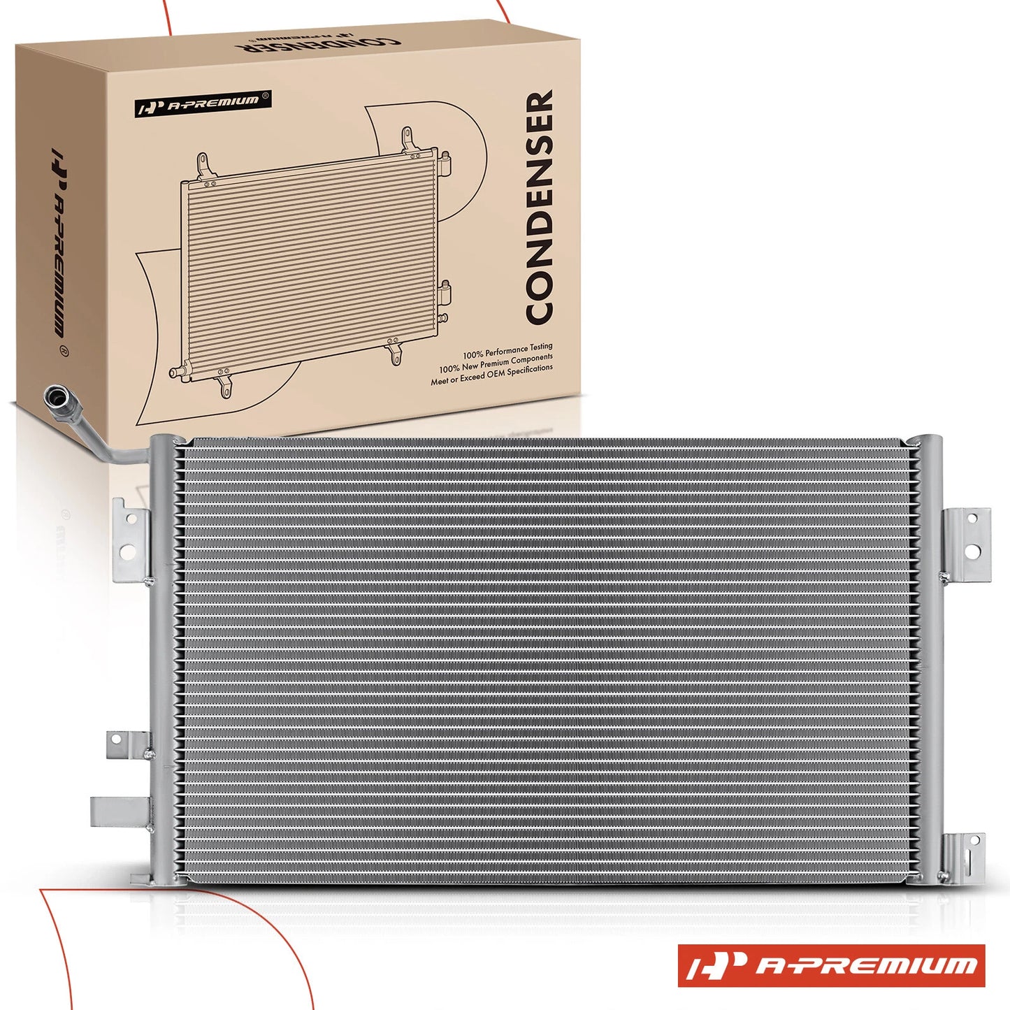 A/C Condenser with Bracket for Chevy Camaro Pontiac Firebird (1993–1997)