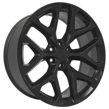 24" Satin Black Wheel Replacement for 2024 Chevy Colorado (2023–2024)