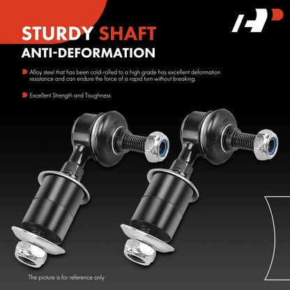2X Front Stabilizer Bar Link for Chevrolet GMC Mitsubishi Suzuki (2001–2006)