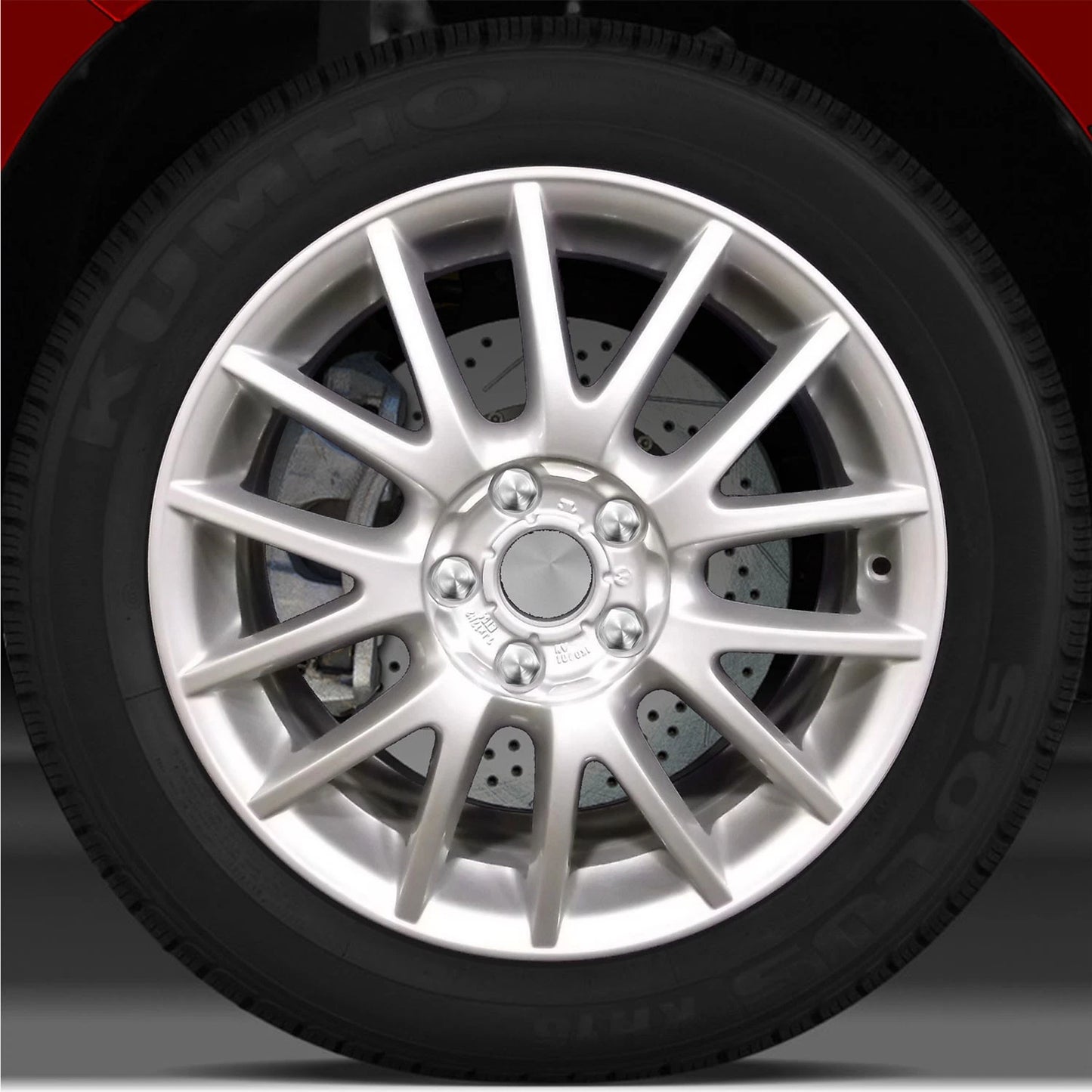 17x7 Factory Wheel (Fine Bright Silver) For 2007 Volkswagen GTI