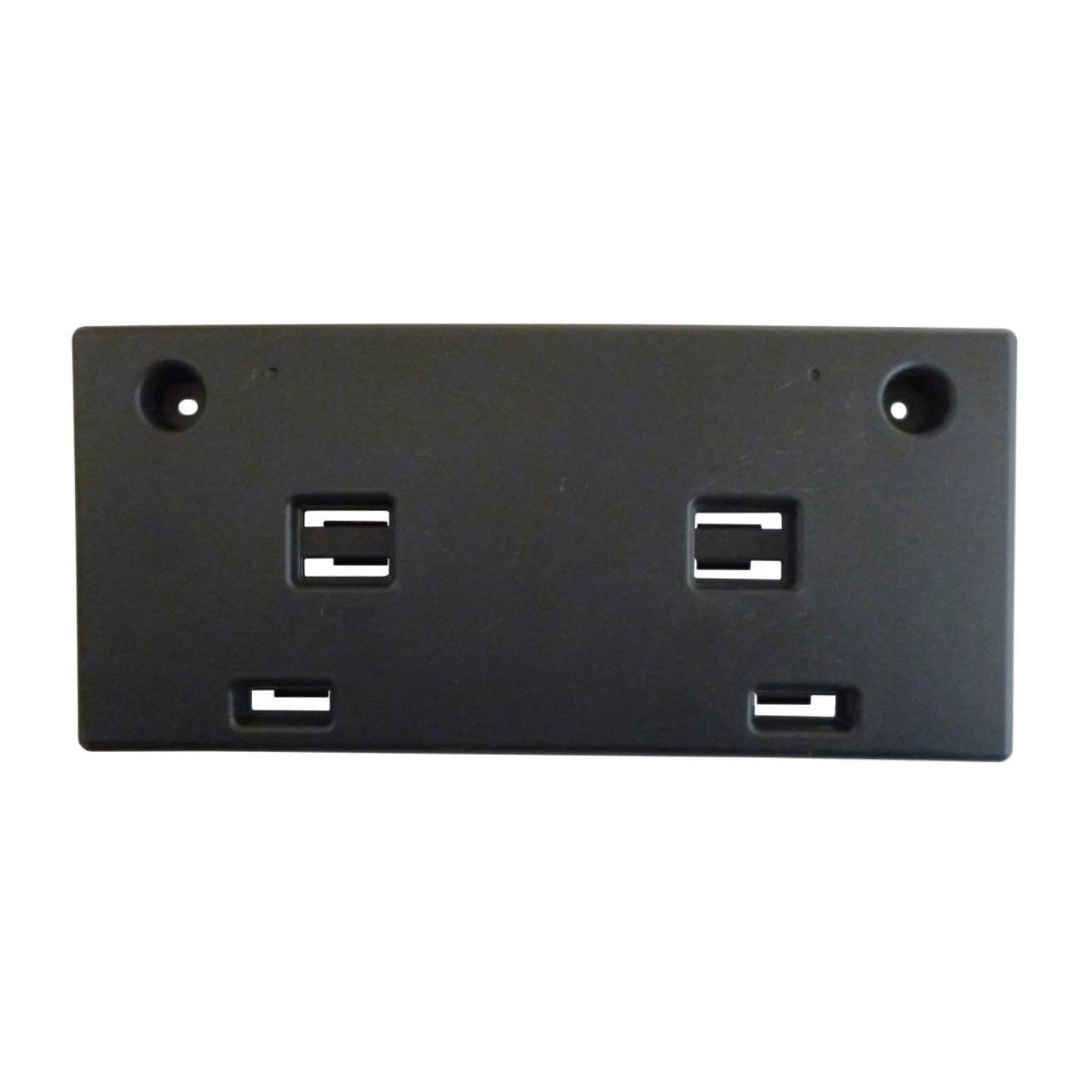 Replacement Polypropylene Front License Plate Bracket w/o Mounting Hardware