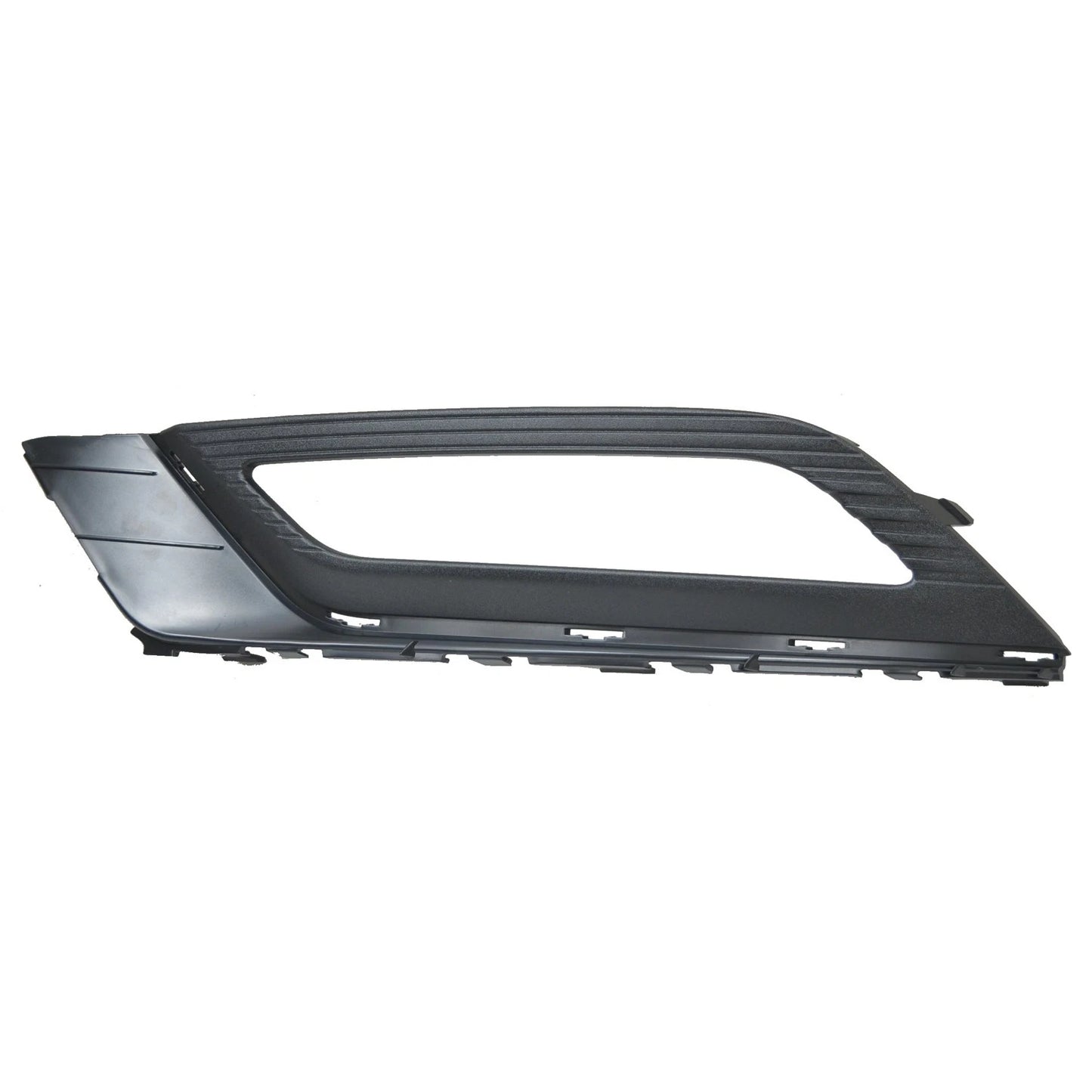 Replacement Black Textured Polypropylene Front Driver Side Fog Light Bezel