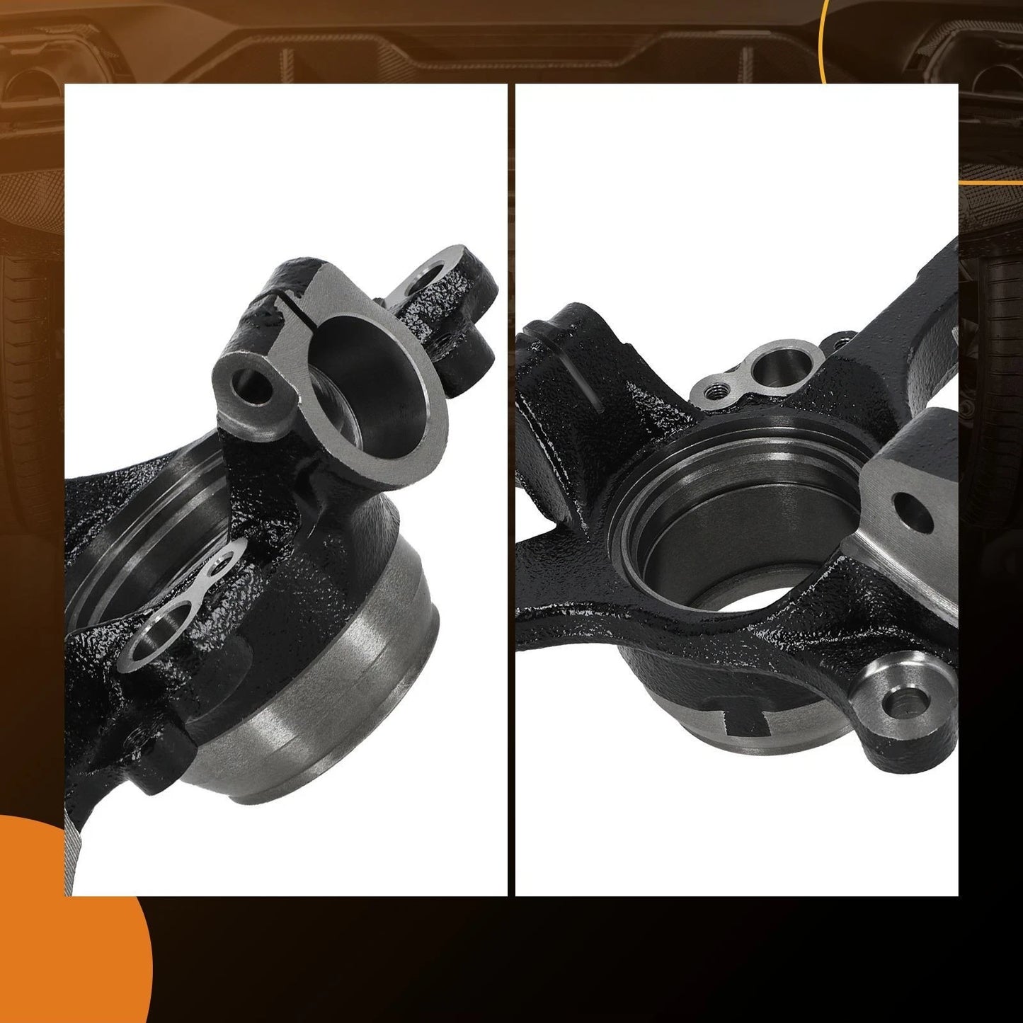 Front Right Steel Knuckle with ABS for Subaru Legacy H4 2.2L (1990–1999)