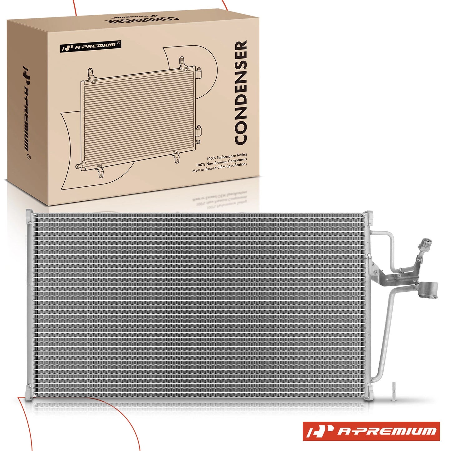 A/C Condenser with Bracket for Chevy Impala (2000–2003)