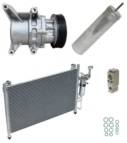 A/C Compressor Kit with Condenser for Mazda 2 1.5L (2011–2014)