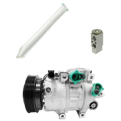 A/C Compressor Replacement for Hyundai Santa Fe 2.7L 3.3L (2007–2009)