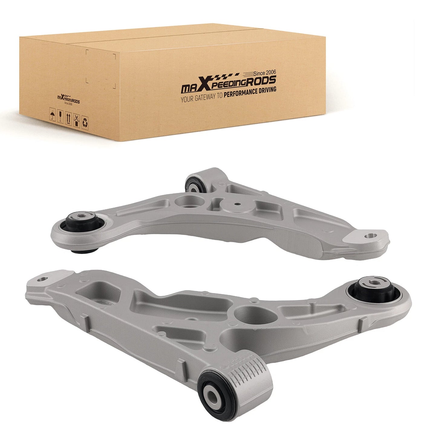 Front Lower Control Arms & Bushing Kit Set for Jeep Cherokee (2019–2023)