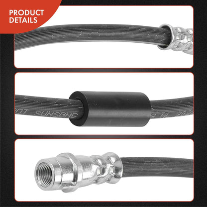 2X Rear Brake Hydraulic Hose for Mercedes-Benz CLS400 E350 E63 AMG (2015–2018)