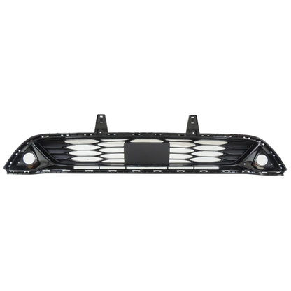 Replacement Black Painted Polypropylene Front Left/Right Bumper Cover Grille