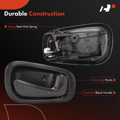 2X Metal Interior Door Handle for Toyota Corolla (1998–2002)