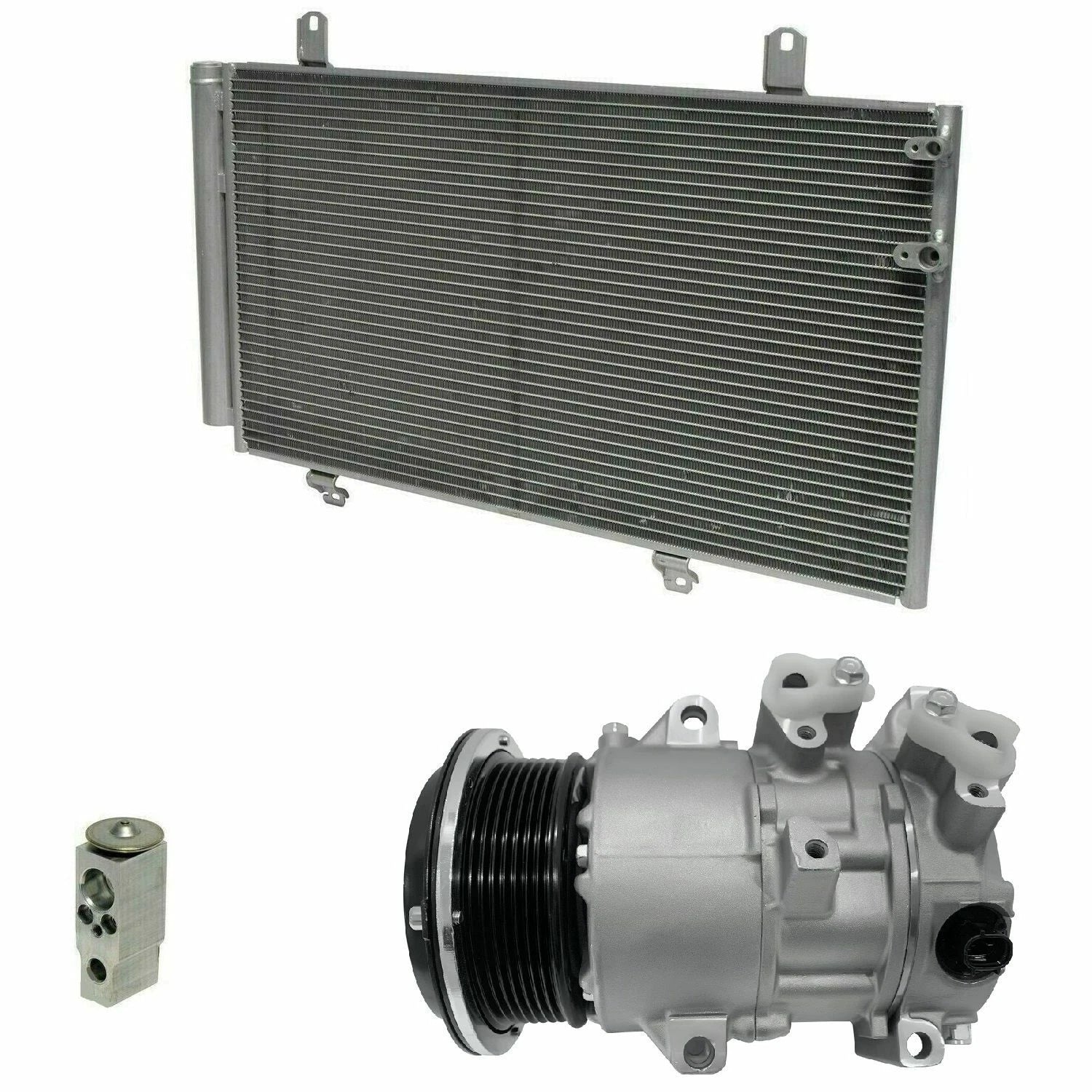 AC Compressor Kit With Condenser for Toyota Camry 2.4L (2008–2011)
