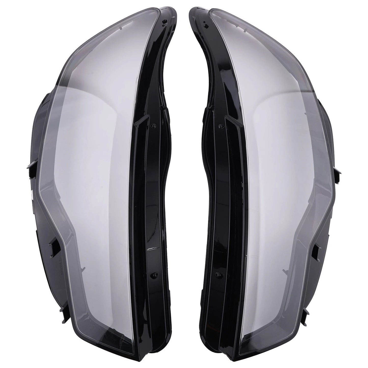 Headlight Lens Cover Pair for Audi A6 C7 (2011–2015) Left and Right
