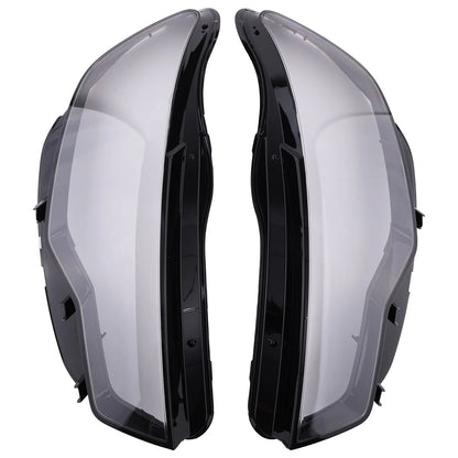 Headlight Lens Cover Pair for Audi A6 C7 (2011–2015) Left and Right