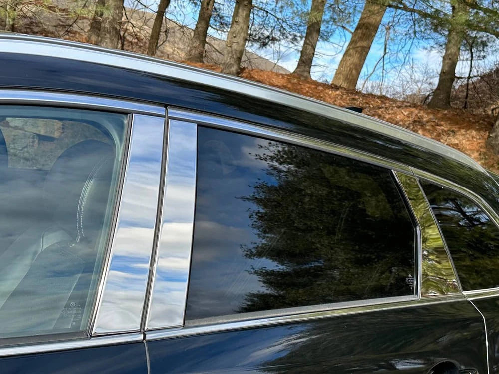 6pc Luxury FX Polished Pillar Post Trim for 2016-2023 Mazda CX-9
