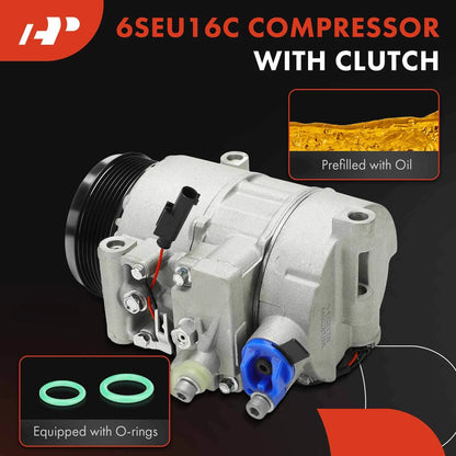 A/C Compressor with Clutch for Mercedes-Benz E320 (2007–2009)