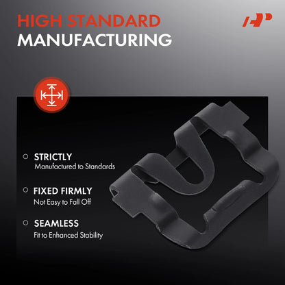 50 Pcs Metal Rear Window Reveal Moulding Clips for GM