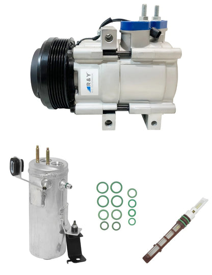 AC Compressor Kit Replacement for Ford Explorer 4.0L 2010 (No Rear)
