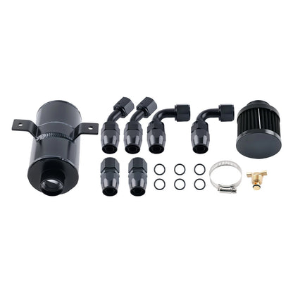 Aluminium Baffled Oil Catch Can Tank for 0.75L Universal (AN10 2-Port) (2020–2020)