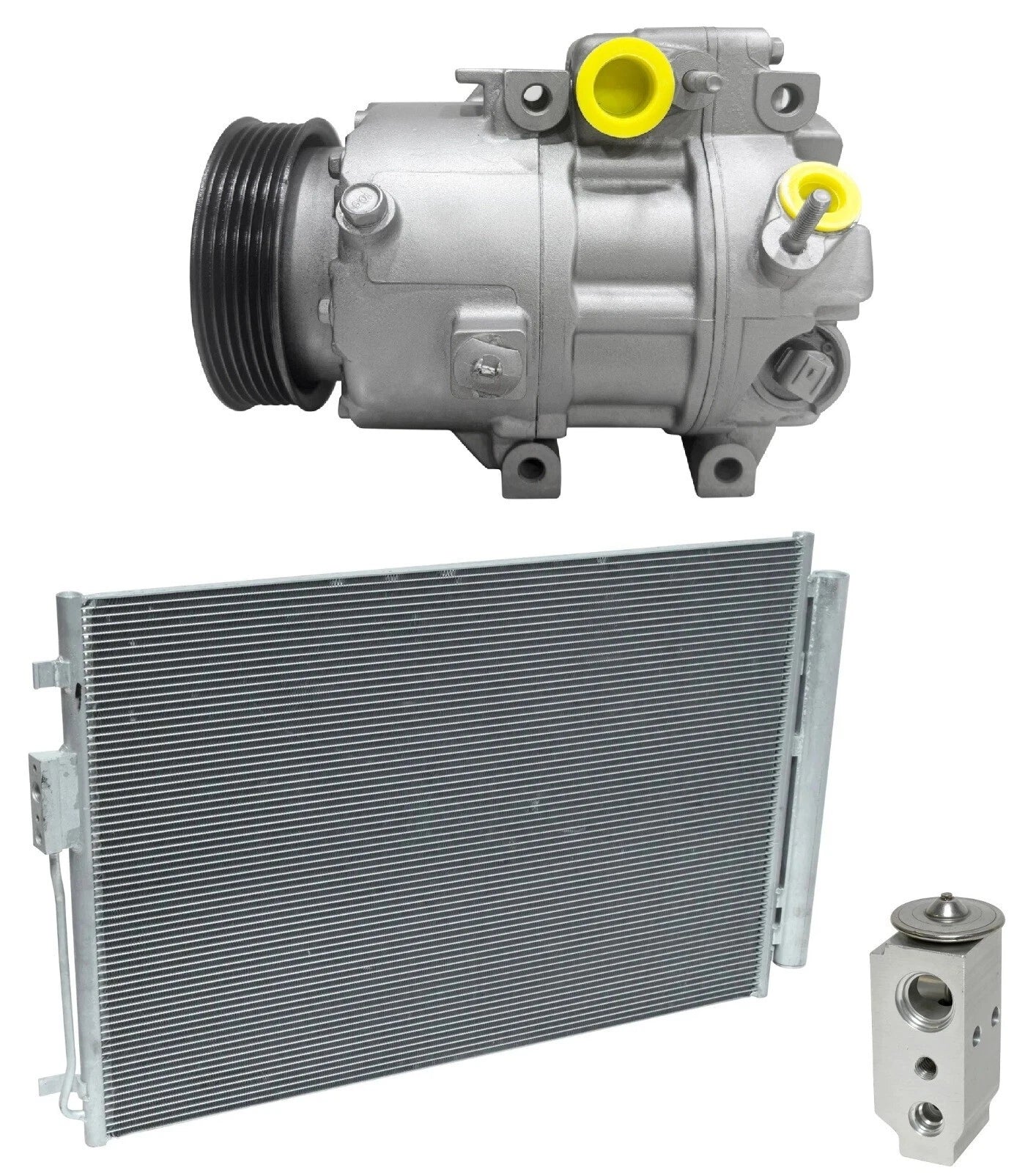 A C Compressor Kit With Condenser for Kia Sedona 3.3L (2017–2017)