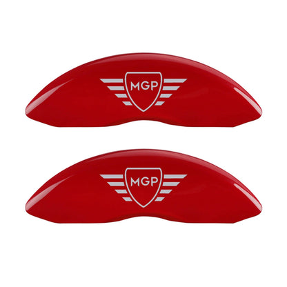 Caliper Covers Set of 4 with Red Finish for Cadillac SRX (2012–2016)