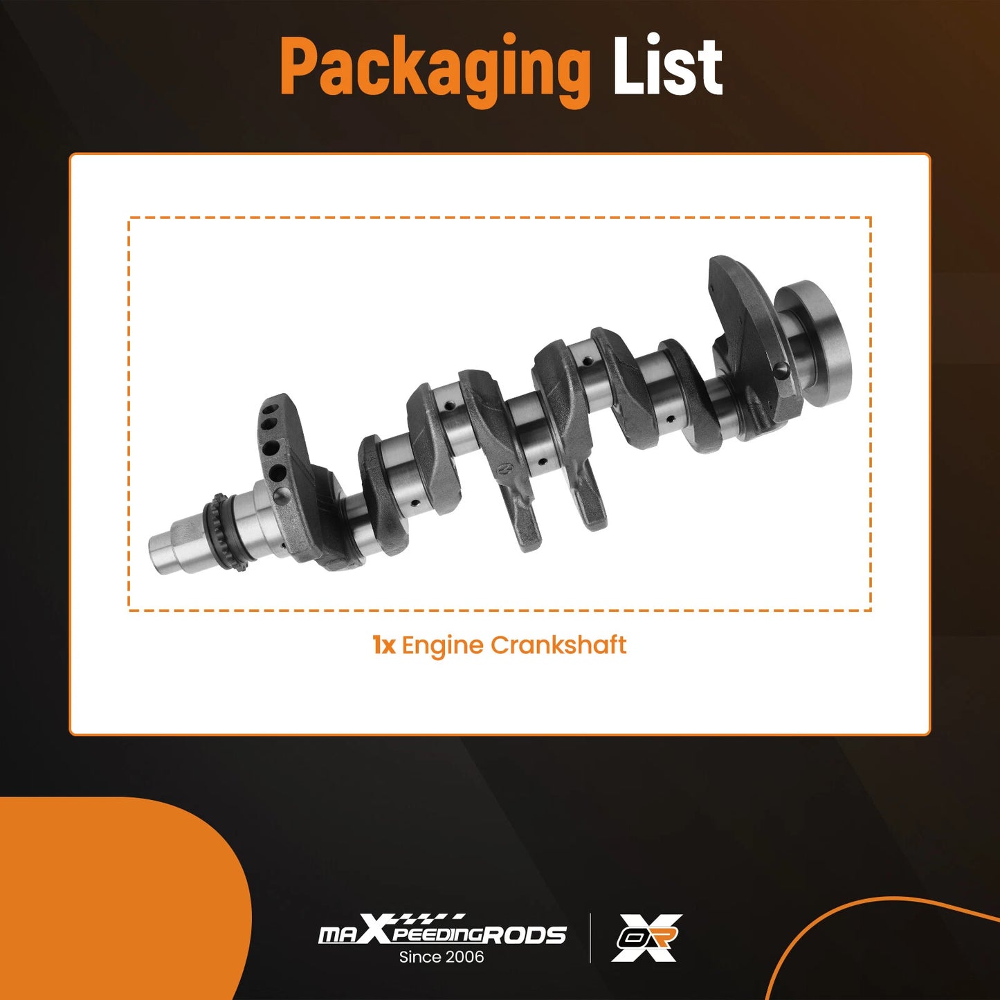 Crankshaft for Hyundai Tucson Kia Forte Optima Soul (2012–2019)