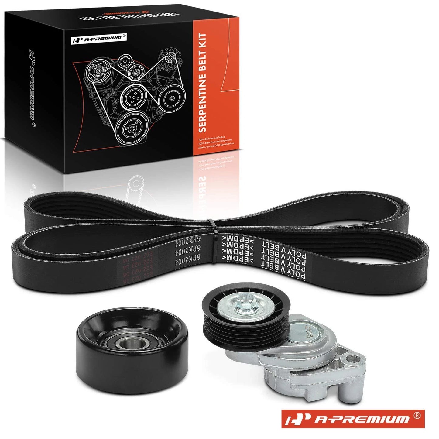 3X Serpentine Belt Drive Component Kit for Chevy Camaro (1998–2000)
